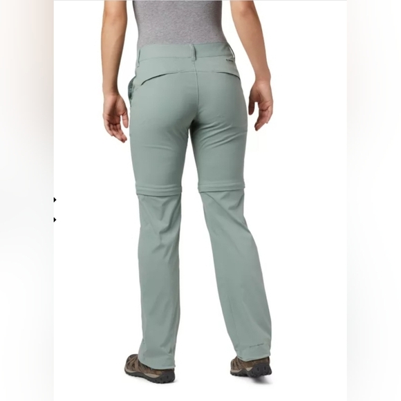 Columbia Women's Omni-Shield Convertible Pants, Green, Size 16W, Pre-owned EUC - Picture 4 of 13